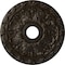 Ekena Millwork Spring Leaf Ceiling Medallion (Canopies up to 5 5/8"), 19 7/8"OD x 3 5/8"ID x 1 1/4"P, Stone Hearth CM19SPSHF - alternate 1
